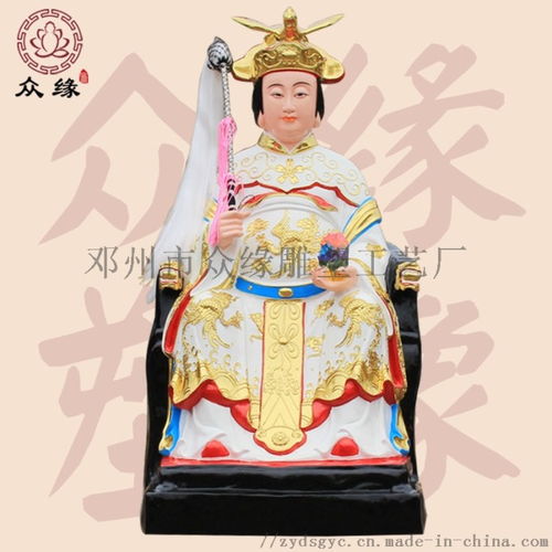 玻璃钢佛像厂家直销 七星娘娘雕塑贴金佛像图片 ,邓州市众缘雕塑工艺厂