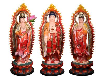 定制寺庙大佛像镀金酒店艺术雕塑大型雕塑树脂工艺品摆件厂家批发