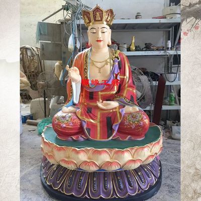 【定做彩绘地藏王菩萨闵公道明树脂佛像 佛像价格图片】定做彩绘地藏王菩萨闵公道明树脂佛像 佛像价格 - 苍南禅缘金属工艺品厂