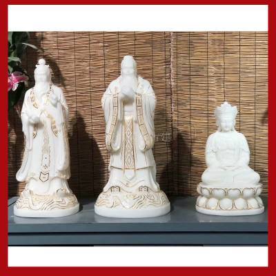 汉白玉人物雕刻 室内佛像摆件 手工工艺品