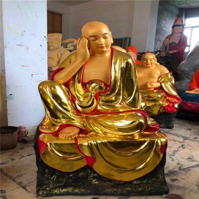 十八罗汉雕塑厂家,玻璃钢十八罗汉佛像厂家,昌东佛像工艺